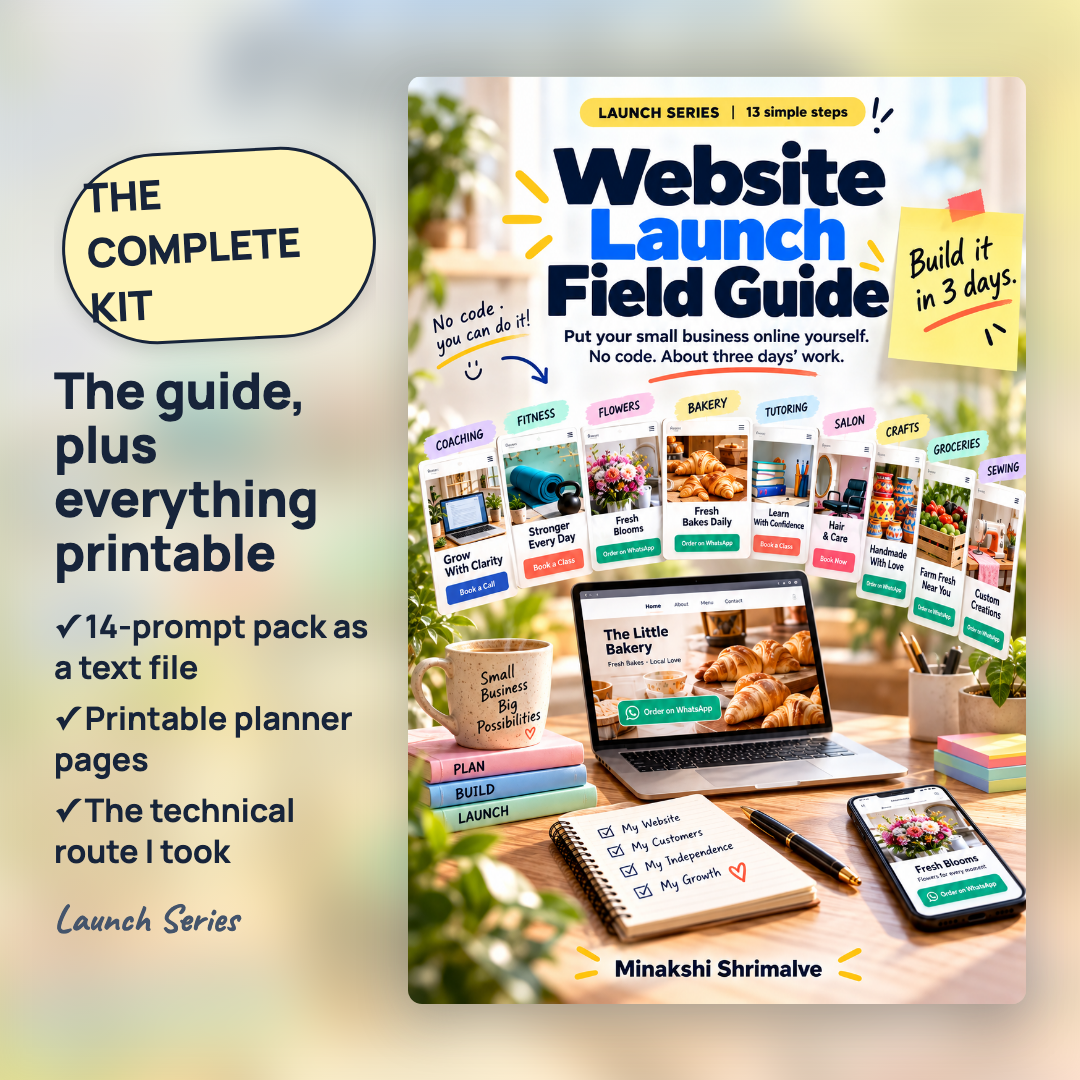 Website Launch Field Guide: the complete kit
